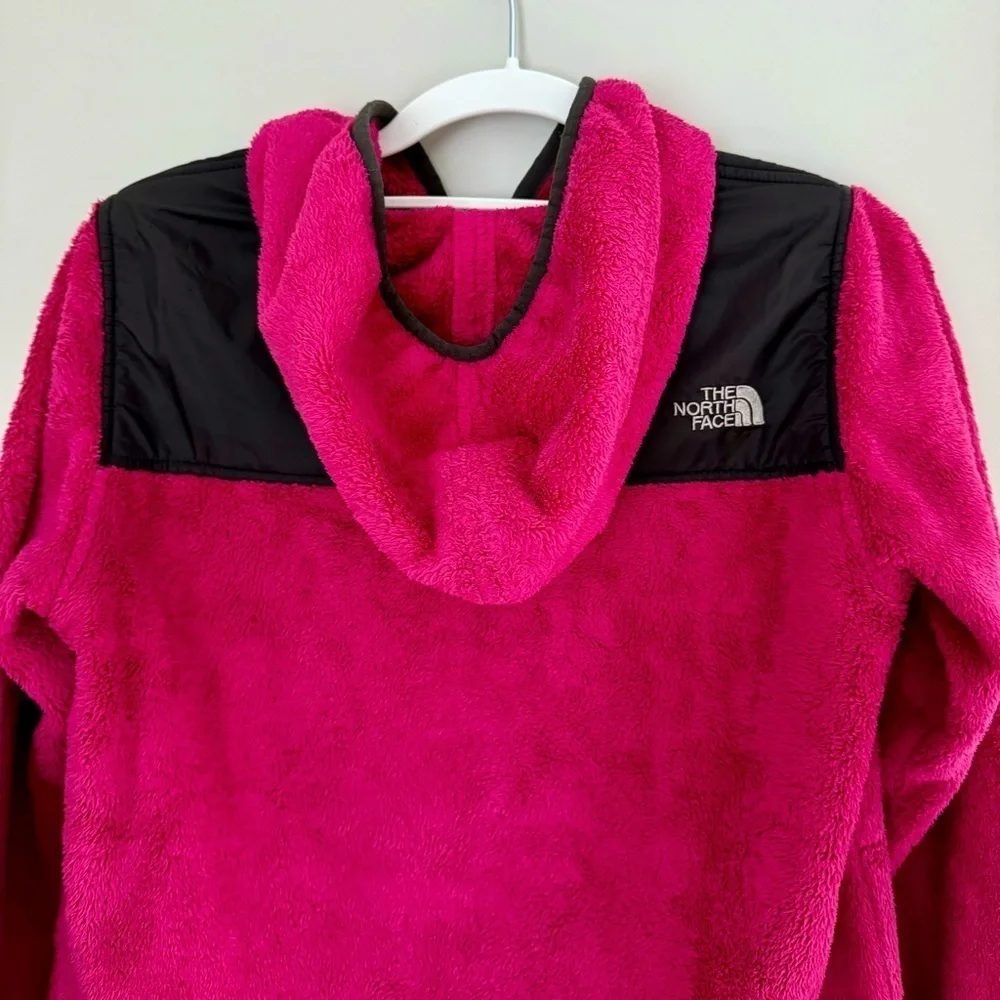 The North Face Youth Plush Fleece Fuzzy Oso Zip Up Jacket with Hood L 14/16